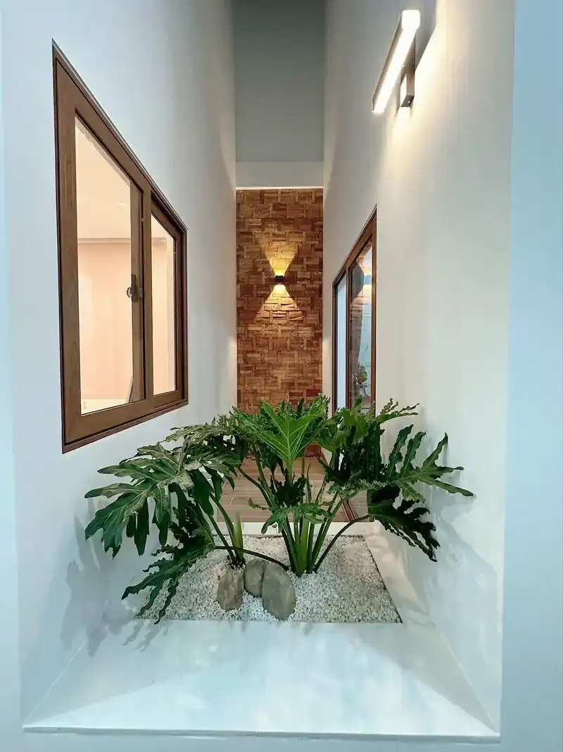 Khe cây lấy sáng nhà ống 5m Kon Tum — B-House nhà cấp 4