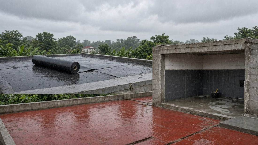 Chống thấm nhà mùa mưa Tây Nguyên: mái, WC, ban công