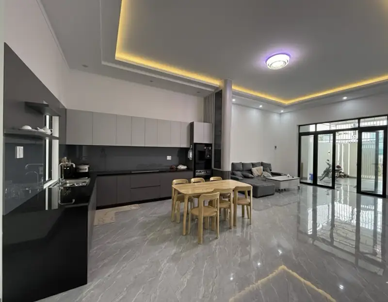 Nhà phố 6x25 Kon Tum: ĐV-House 3 phòng ngủ phong cách hiện đại