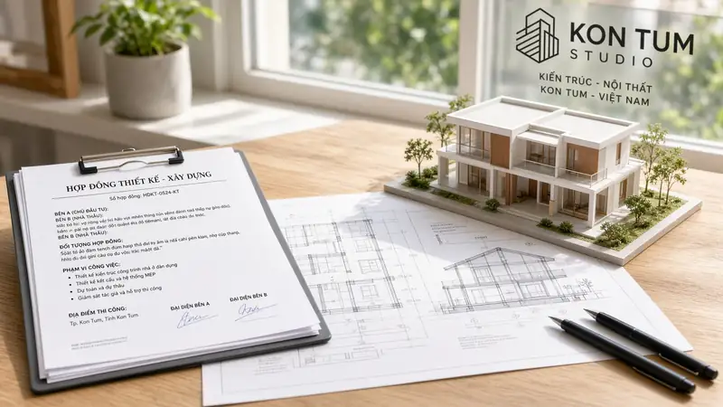 Giấy phép xây dựng nhà ở riêng lẻ Kon Tum: nộp gì, chờ bao lâu?