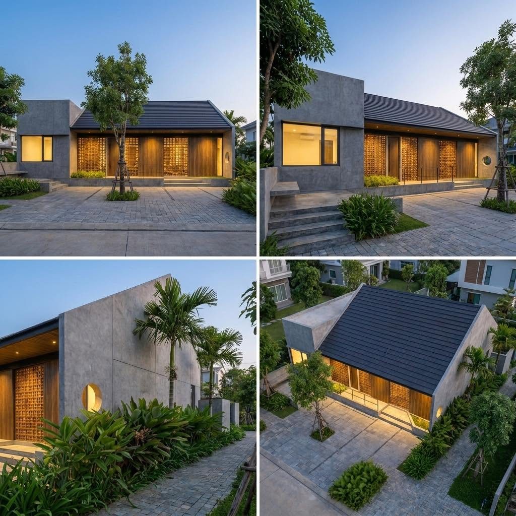 Không gian bếp ăn nhà ở hiện đại