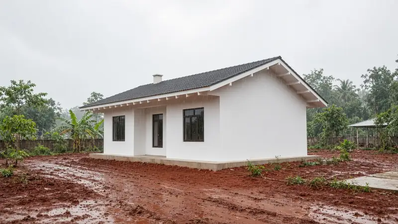 Thời gian xây nhà 2 tầng Kon Tum: bao lâu từ móng đến bàn giao?
