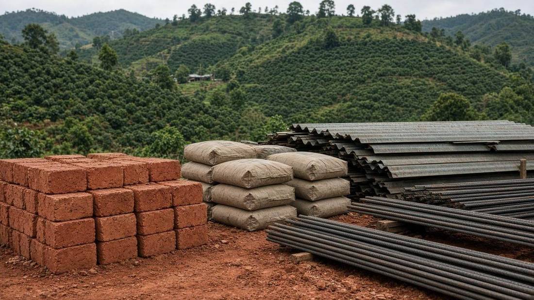 Giá xây nhà trọn gói Kon Tum 2026: hết bao nhiêu 1m²?
